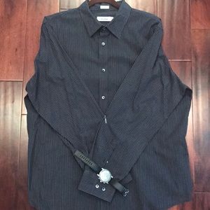 Calvin Klein Black Dress Shirt